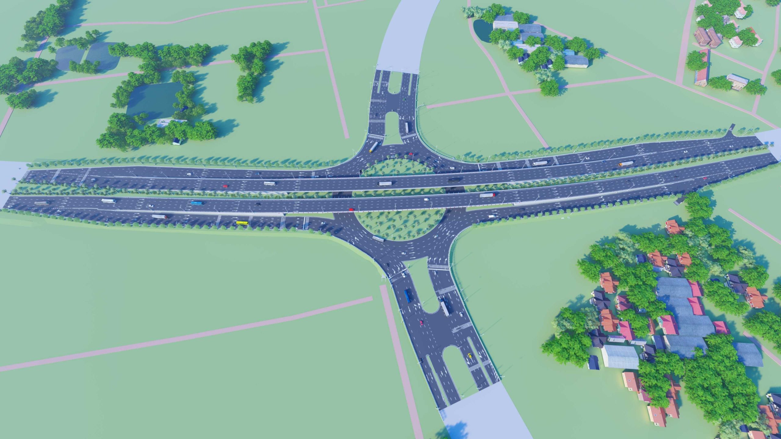 Cầu vượt trên đường T4 (Hà Nam - Ninh Bình) / Tổng mức đầu tư: 1.059 tỷ đồng