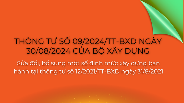 Thông tư số 09/2024/TT-BXD ngày 30/08/2024