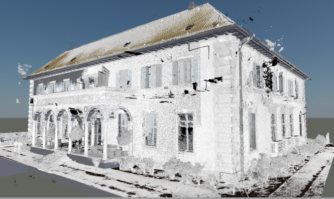 Chuyển point cloud sang BIM